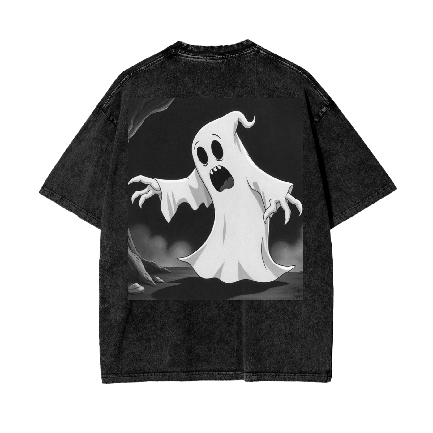 Oversized ghost black